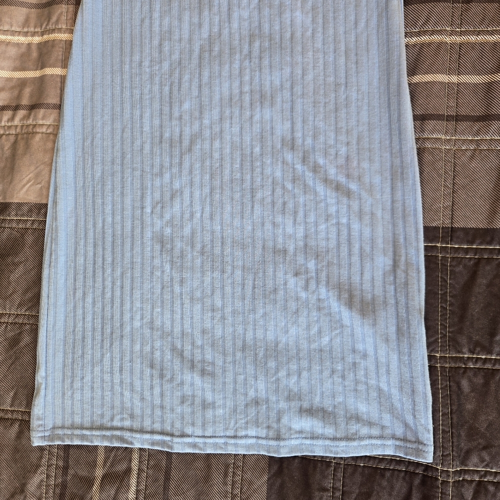 Streetwear Society Ribbed Baby Blue Mini Dress Adjustable Strap NWT WOMENS Small - Picture 11 of 12
